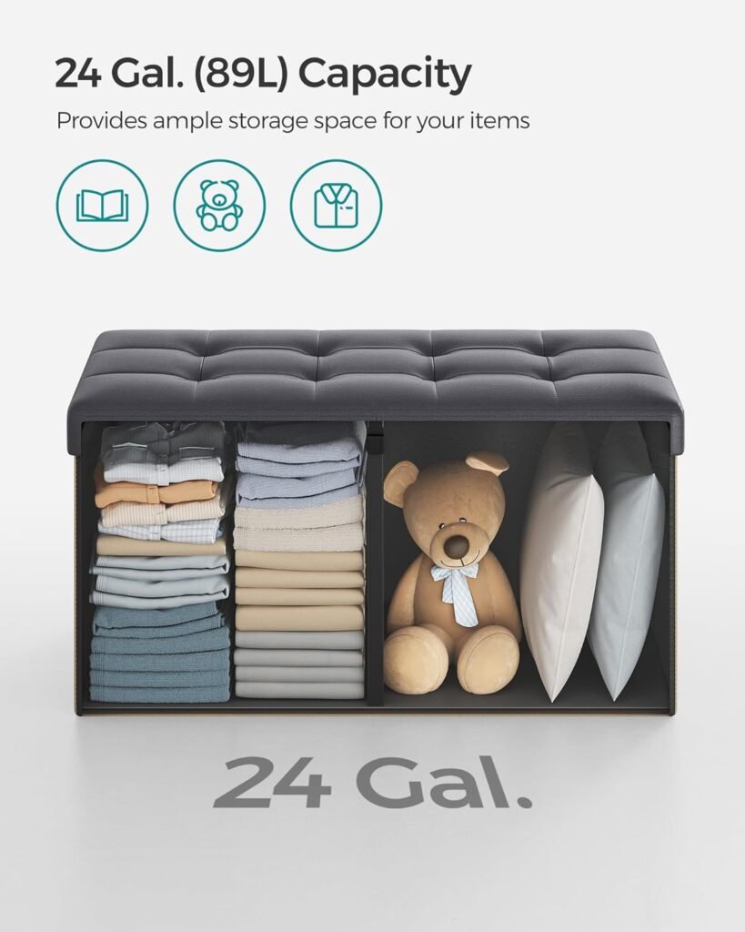 Exploring the Versatile Songmics Folding Storage Ottoman: A Perfect Addition to Any Room