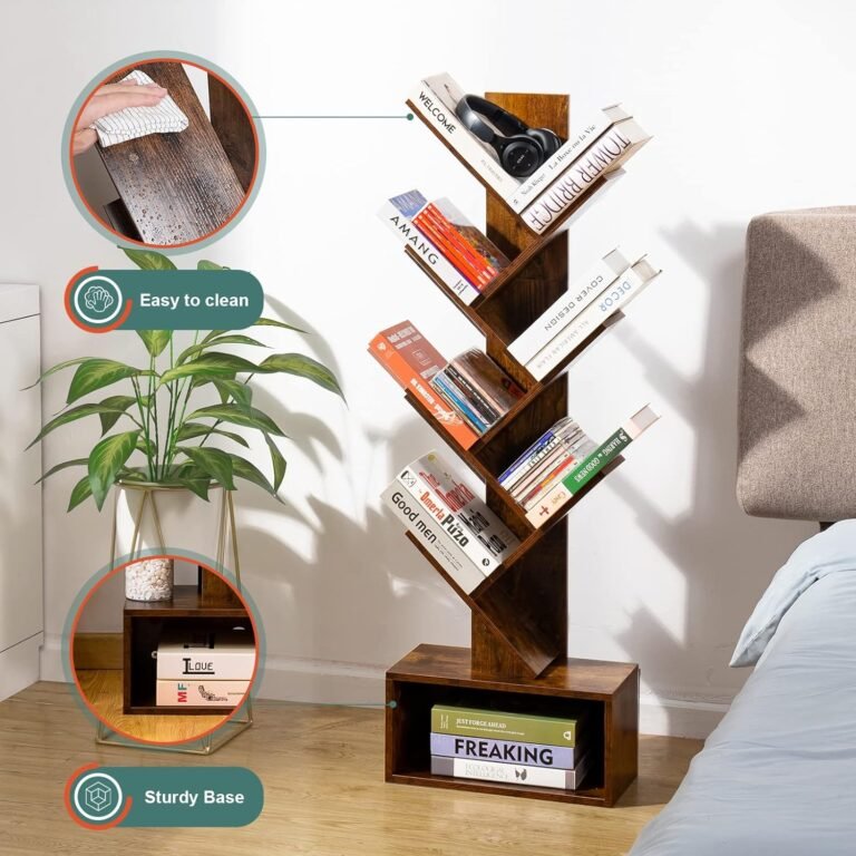 The Ultimate Guide to the Yoobure Tree Bookshelf: A Retro 6-Shelf Bookcase for Every Room
