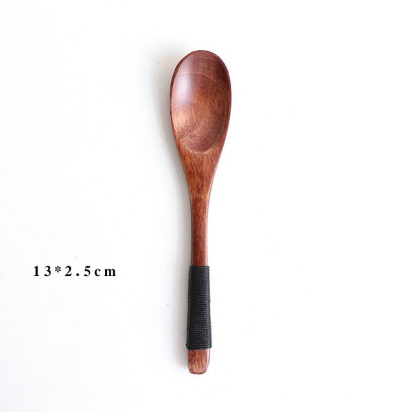 Wooden spoon baby eating spoon - Image 8