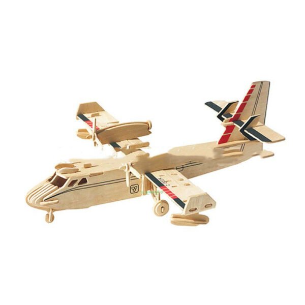 Wooden (amphibious bomber) 3D wooden puzzle - Image 3