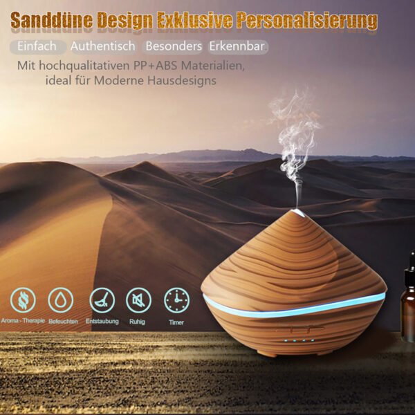 Wood Grain Aroma Diffuser Ultrasonic Wood Grain Humidifier - Image 5