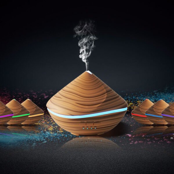 Wood Grain Aroma Diffuser Ultrasonic Wood Grain Humidifier - Image 2