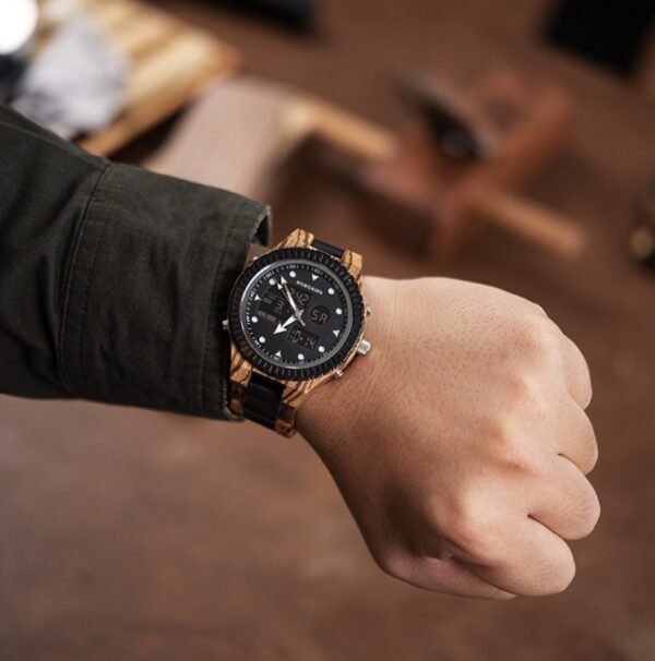 Casual Fashion Wooden Watch - Image 4