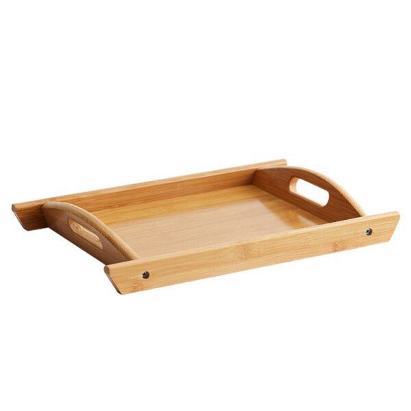 Rectangular Bamboo Tray Dim Sum Snack Bread Wooden Tray Tea Tray