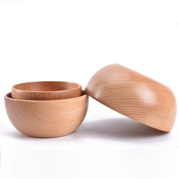 Beech wood bowl - Image 4