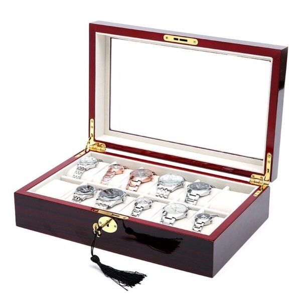 Wooden watch box watch storage box - Image 3