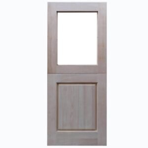 Glass Top With Solid Bottom Panel Stable Door – Meranti – 813×2032