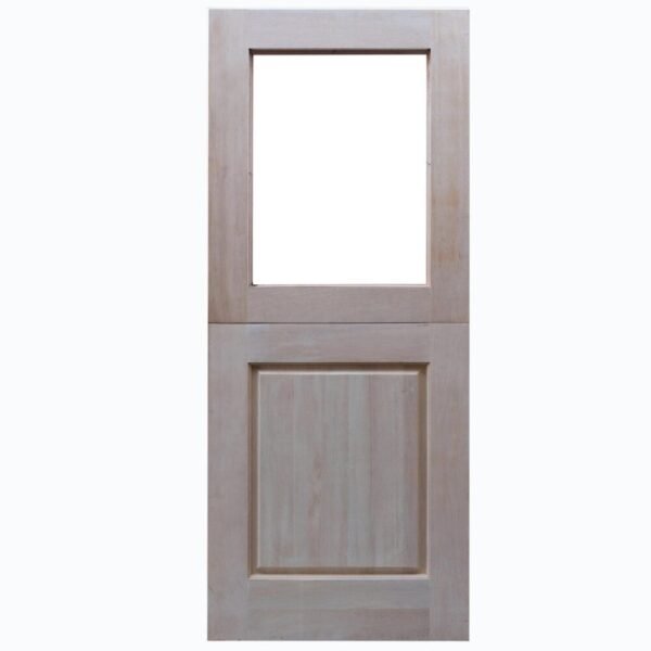 Glass Top With Solid Bottom Panel Stable Door – Meranti – 813×2032