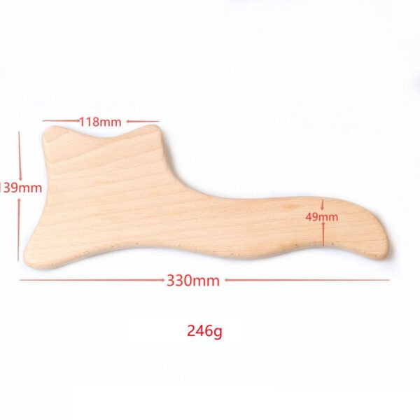 Beech Wood Massage Tendon Stick Scraping Board Wood - Image 9