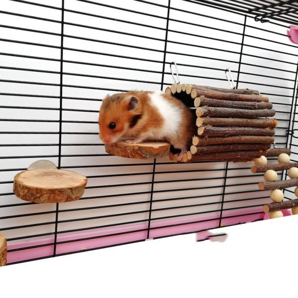 Wooden Pet Tunnel Wood Solid Wood - Image 3