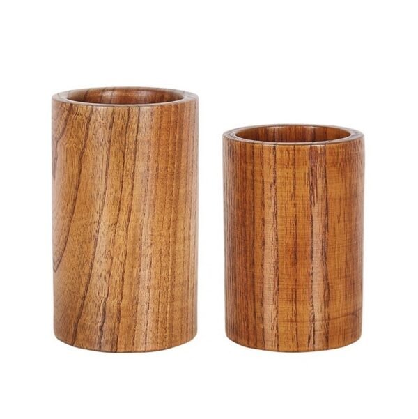 Solid Wood Chopsticks Tube Round Cage Home - Image 6