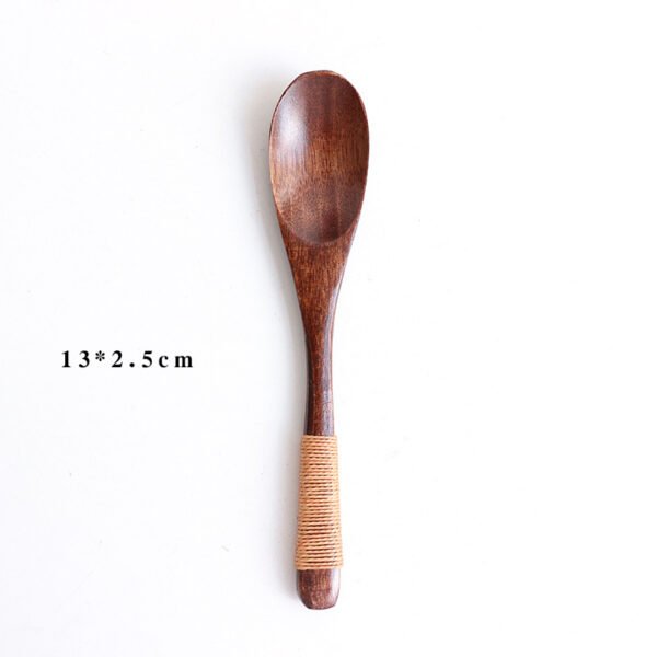 Wooden spoon baby eating spoon - Image 5