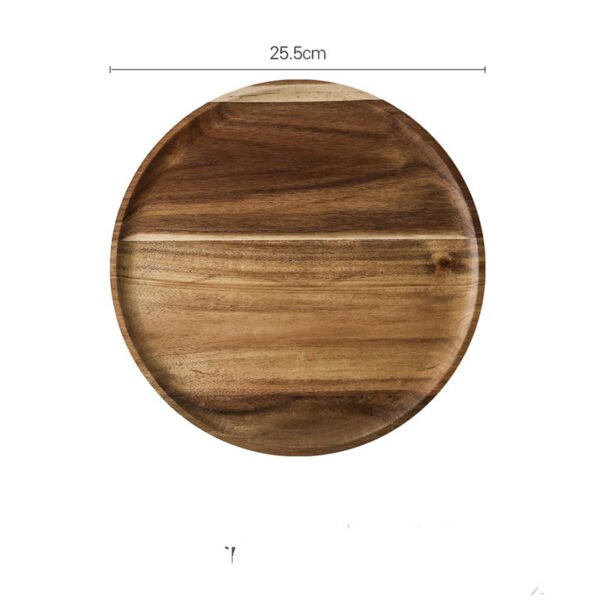 Acacia Wood Pallet Wood Dish Dessert Cake - Image 2