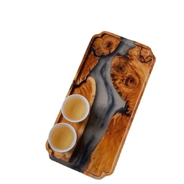Dry Rectangular Wooden Tray - Image 5