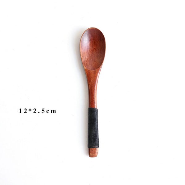 Wooden spoon baby eating spoon - Image 3