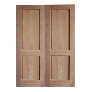 2 Panel Double Door – Meranti – 1220×2032