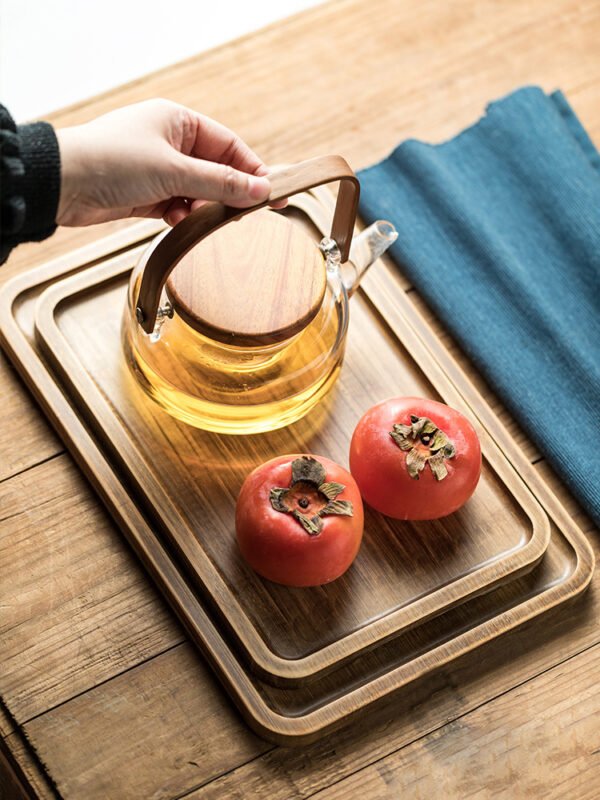 Restaurant Commercial Retro Wooden Rectangular Tray - Image 10
