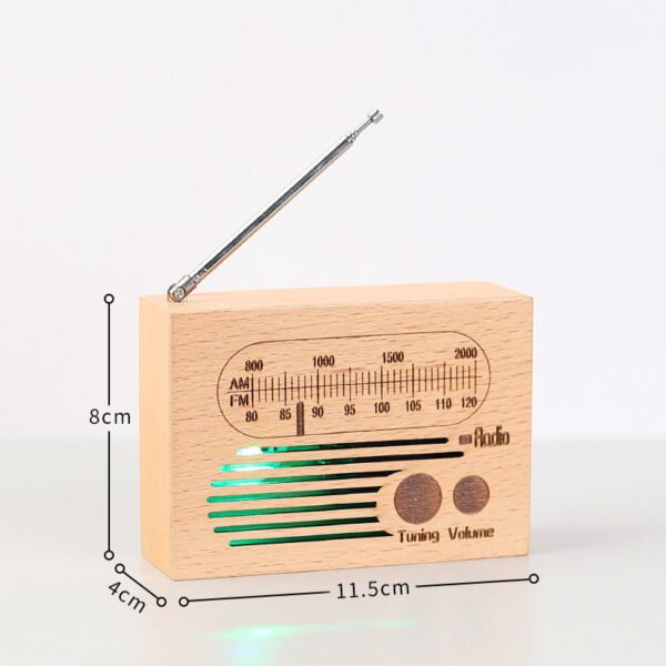 Wooden Clockwork Music Box Wooden Music - Image 3
