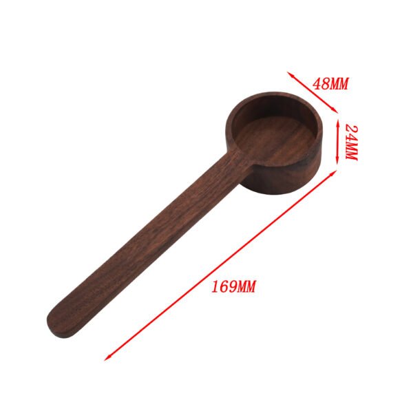 Measuring Spoon Black Walnut Wooden Spoon - Image 2