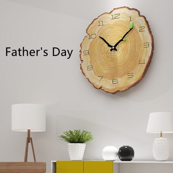 Wood Wall Clock - Image 2