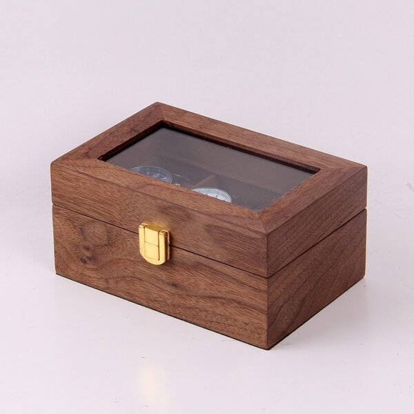 Wooden watch storage box display wooden box - Image 2