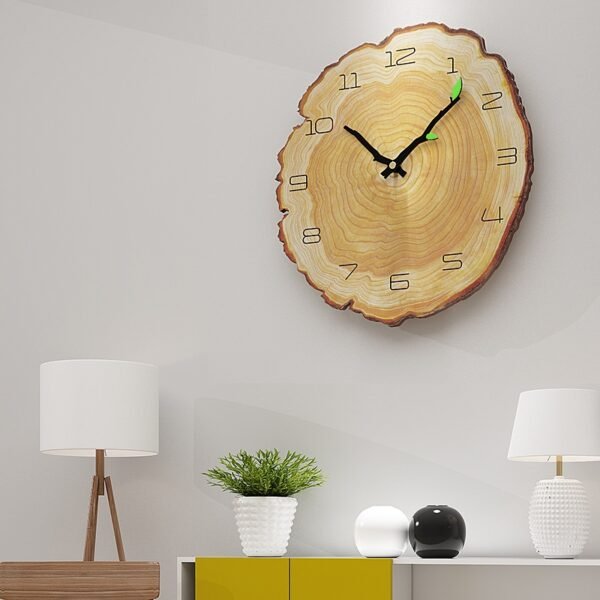 Wood Wall Clock - Image 3
