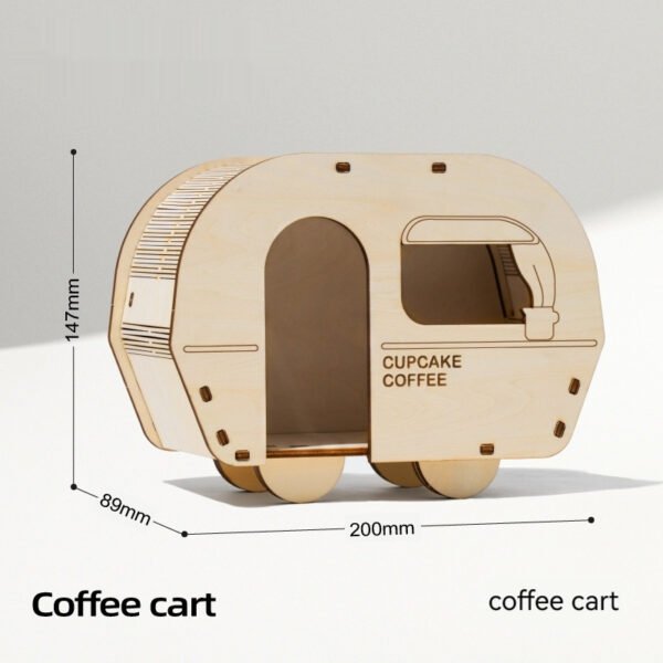 Hamster Special Shelter Wooden Nest Furniture Wooden Room Wooden House Toy - Image 7