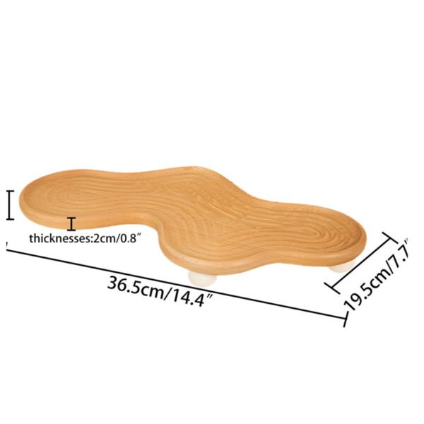 Beech Home Wooden Modern Minimalist Creative Design Style Decoration Ornaments Storage Tray - Image 4