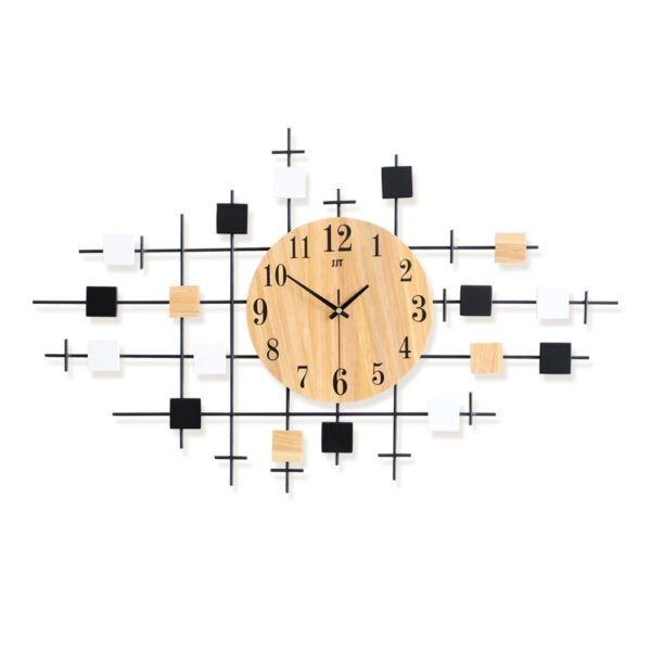 Home Minimalist Decorative Silent Solid Wood Clock - Image 4