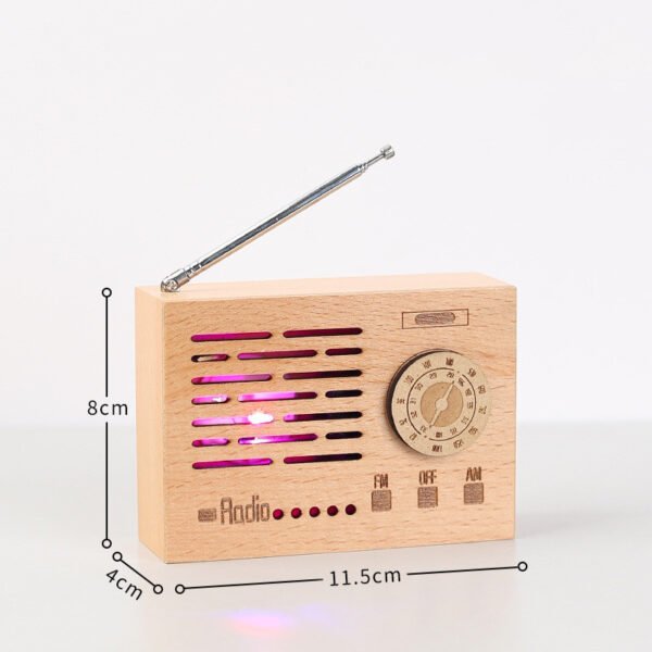Wooden Clockwork Music Box Wooden Music - Image 2