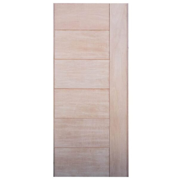 Horizontal and Vertical Slat Door – Marine Ply – 813×2032