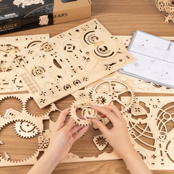 Robotime Rokr 3D Wooden Models Building Kits Assembly Toy Gift For Children Ornaments Toy For Home Decoration DropShipping - Image 8