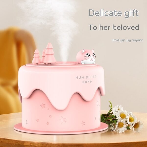 Cake Mini Humidifier Household Silent Desktop - Image 3