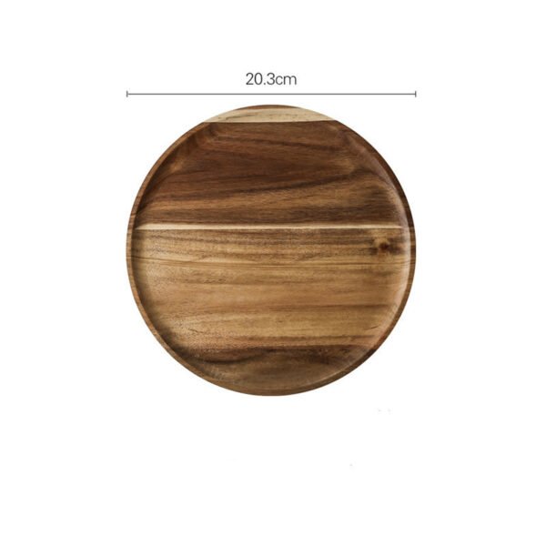 Acacia Wood Pallet Wood Dish Dessert Cake - Image 4