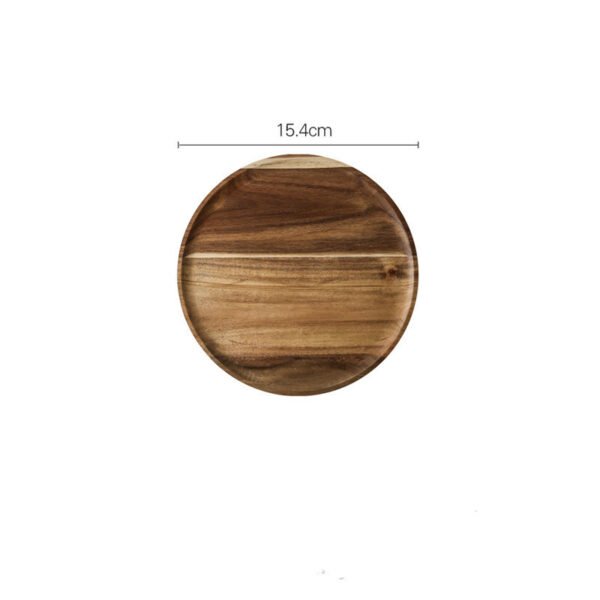 Acacia Wood Pallet Wood Dish Dessert Cake - Image 5
