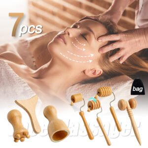 Wooden Face Massager Scraping Stick Wooden Scraping