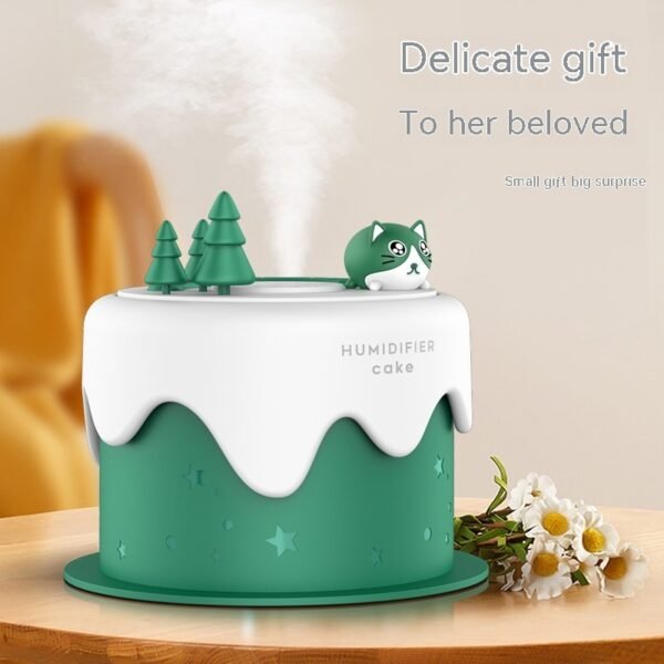 Cake Mini Humidifier Household Silent Desktop - Image 2