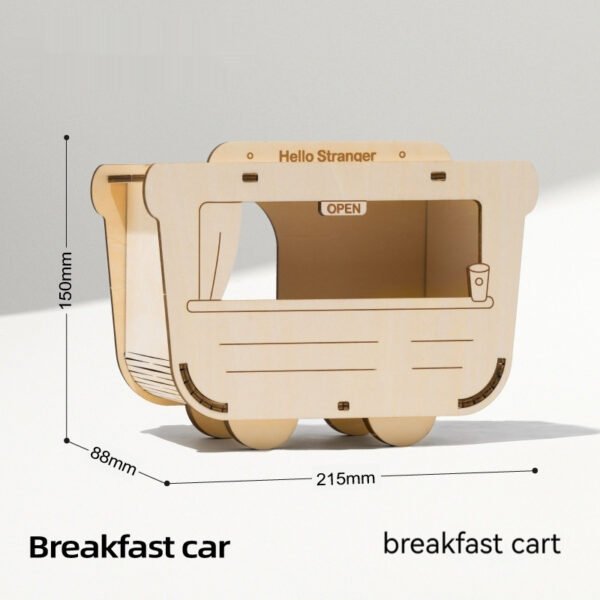 Hamster Special Shelter Wooden Nest Furniture Wooden Room Wooden House Toy - Image 2