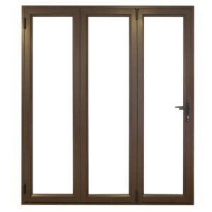 Door Aluminium Stack Folding 1.8m Bronze Left Hand Open out