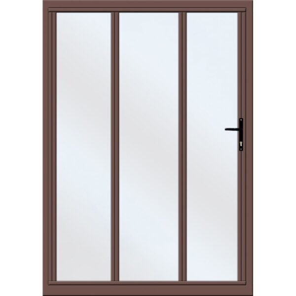 Door Aluminium Stack Folding 1.8m Bronze Right Hand Open out