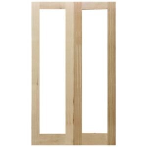 Full Pane Double Door – Meranti – 1220×2032