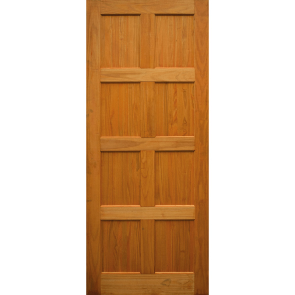Door 8 Panel Mixed Timber