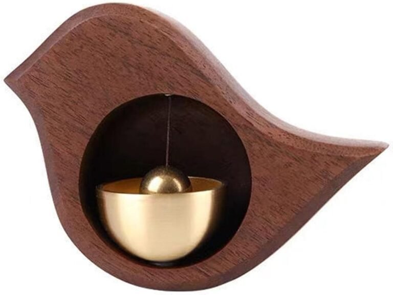 Bell for Door Opening, Magnetic Kind Chook Form Crisp Sound Picket Bell, Entry Doorbell Gate Bell Chime with Brass Bell, Hanging Bell for Door Entrance Fridge Store(Measurement:10x8cm)