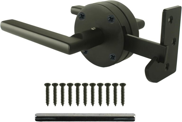 Two Sided gate Latch,gate Latch for Out of doors Fence, Wood Gates, Pool Gates, backyards, Gardens; They’ll Even be Used as Door Handles and Two-Means Door Locks, gate {Hardware}.