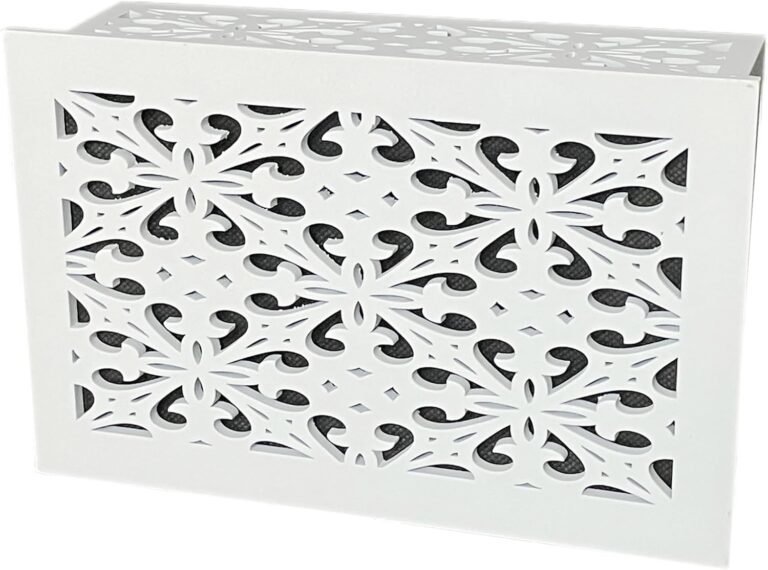 Doorbell Chime Cowl Fashionable House Decor Chime Field Solely Premium Picket Designed for Doorbell (White)