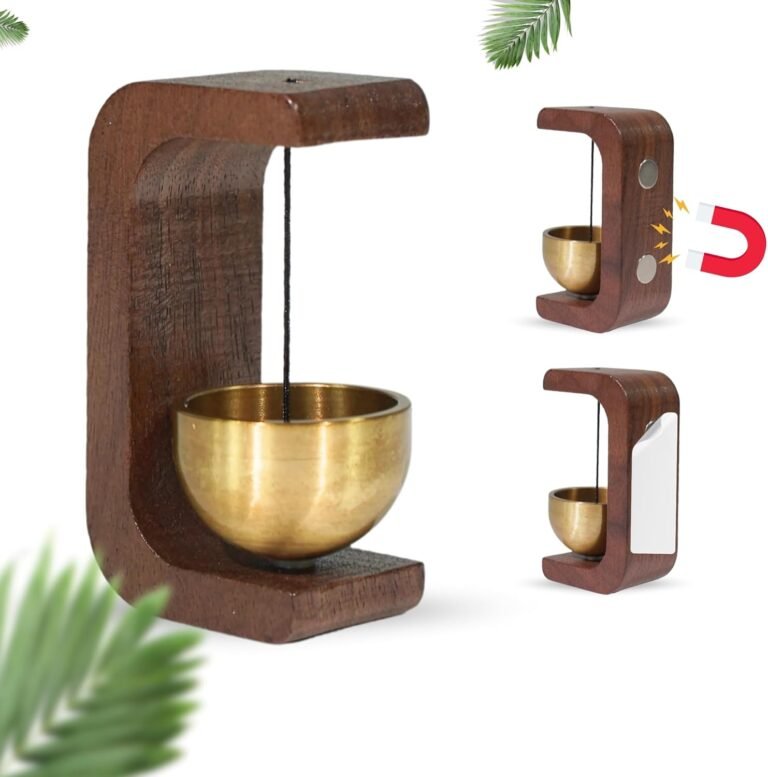 Magnetic DoorBell Chime|Picket Model Brass Magnetic And Double-sided Tape|Shopkeepers Bell For Door|Doorbell|shopBell|ornaments And Hanging Ornament For Entrance|room|restaurant|refrigeration