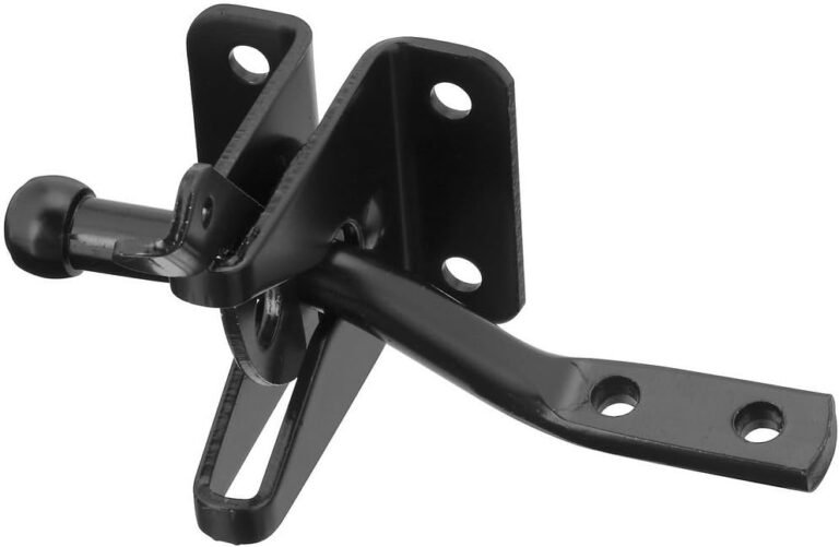 Nationwide {Hardware} N184-861 BPB21 Automated Gate Latch in Black