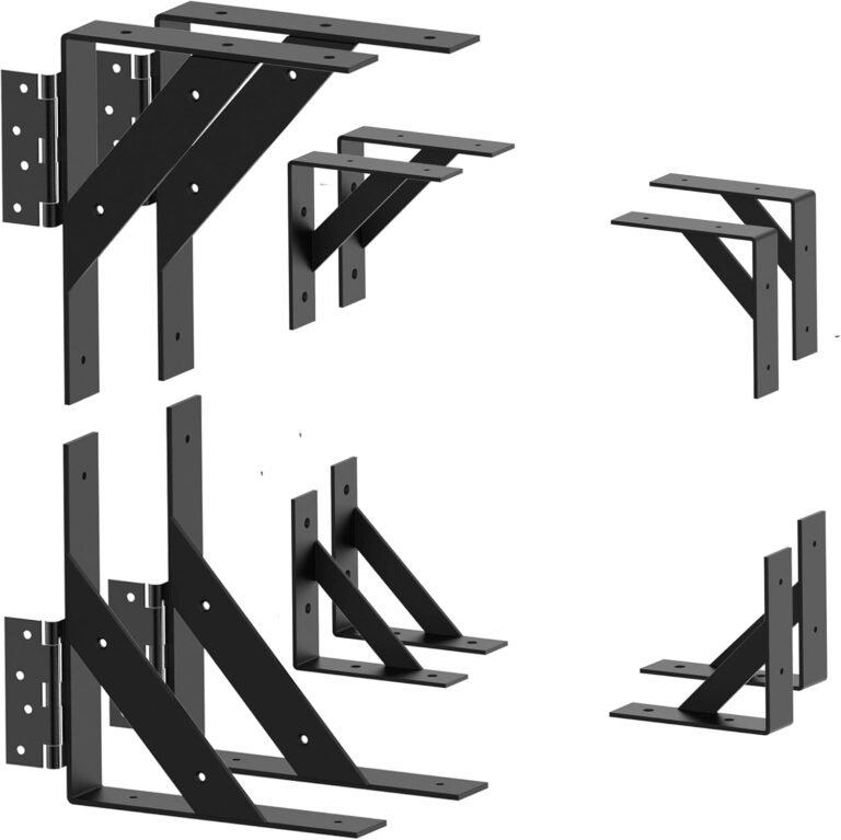 2 Units Heavy Obligation Anti Sag Gate Body Package Gate Nook Brace Bracket, Adjustable gate {Hardware} package for Wooden Fence,Driveway Gates,Shed Doorways,Corral Gates,Wooden Home windows
