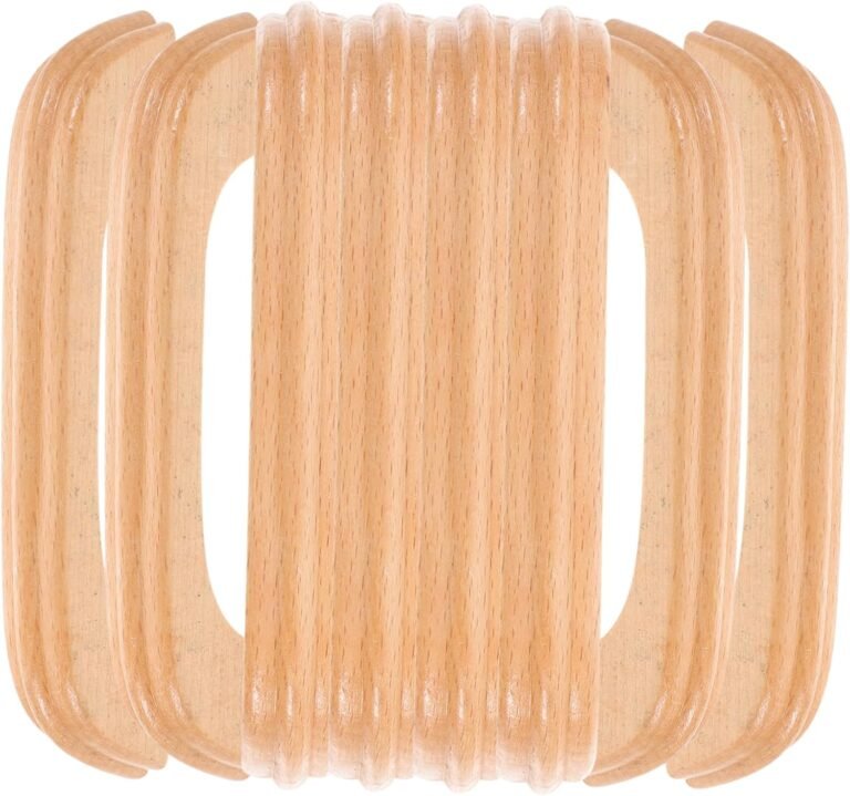 8pcs Wood Drawer Pulls Bar Over Dresser Fashionable Door Deal with Recessed Entry The Organizer Passage Door Knob with Lock Knobs Launch Door Pulls Door Knob Deal with Cupboard Deal with Beech