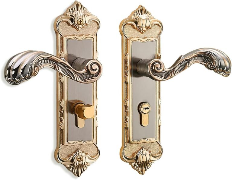 Lever Door Lock Set European Type Door Deal with Lever Door Deal with with Keys European Type Lock Door Locks for Bedrooms Inside Picket Doorways